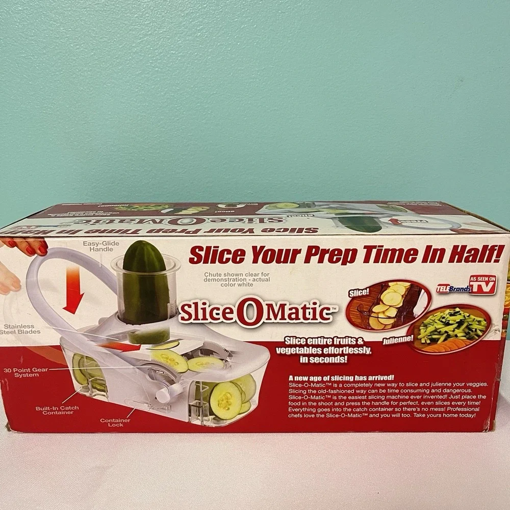 Slice O Matic  Telebrands  Chop  Dice  Slice Fruit Vegetable  Food Multi Slicer‎